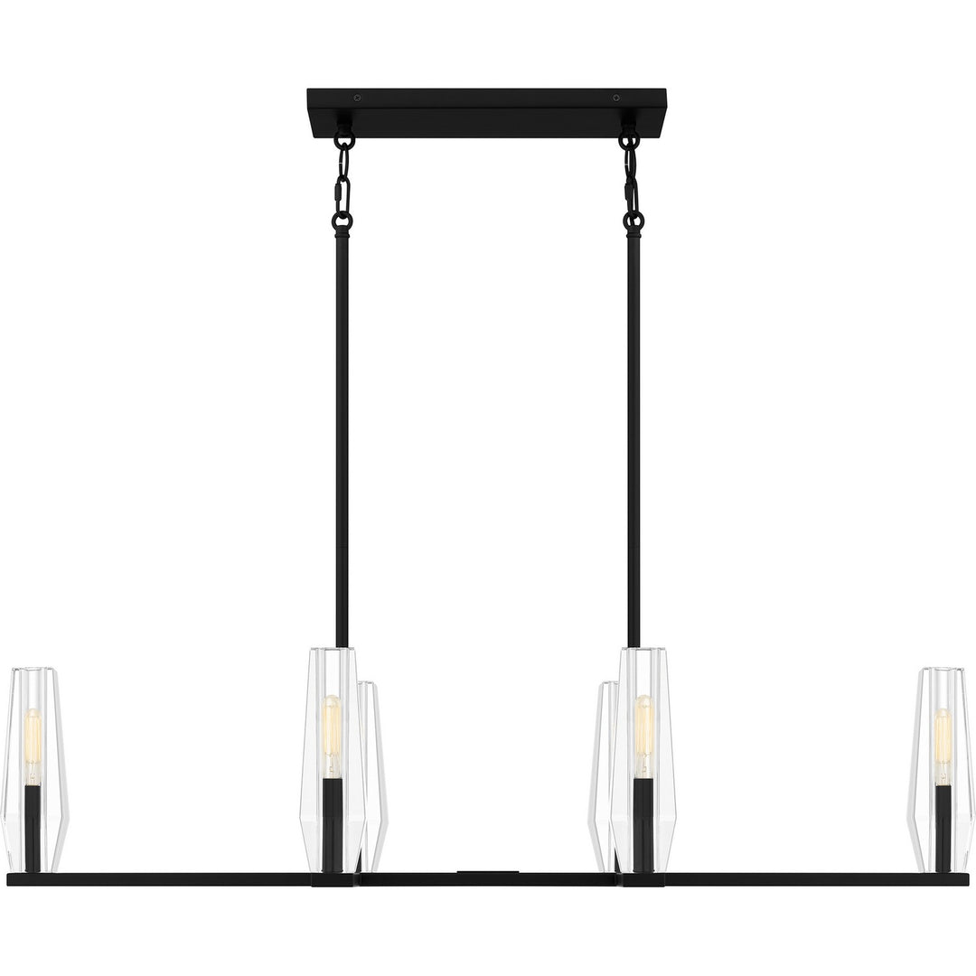 Quoizel Six Light Linear Chandelier