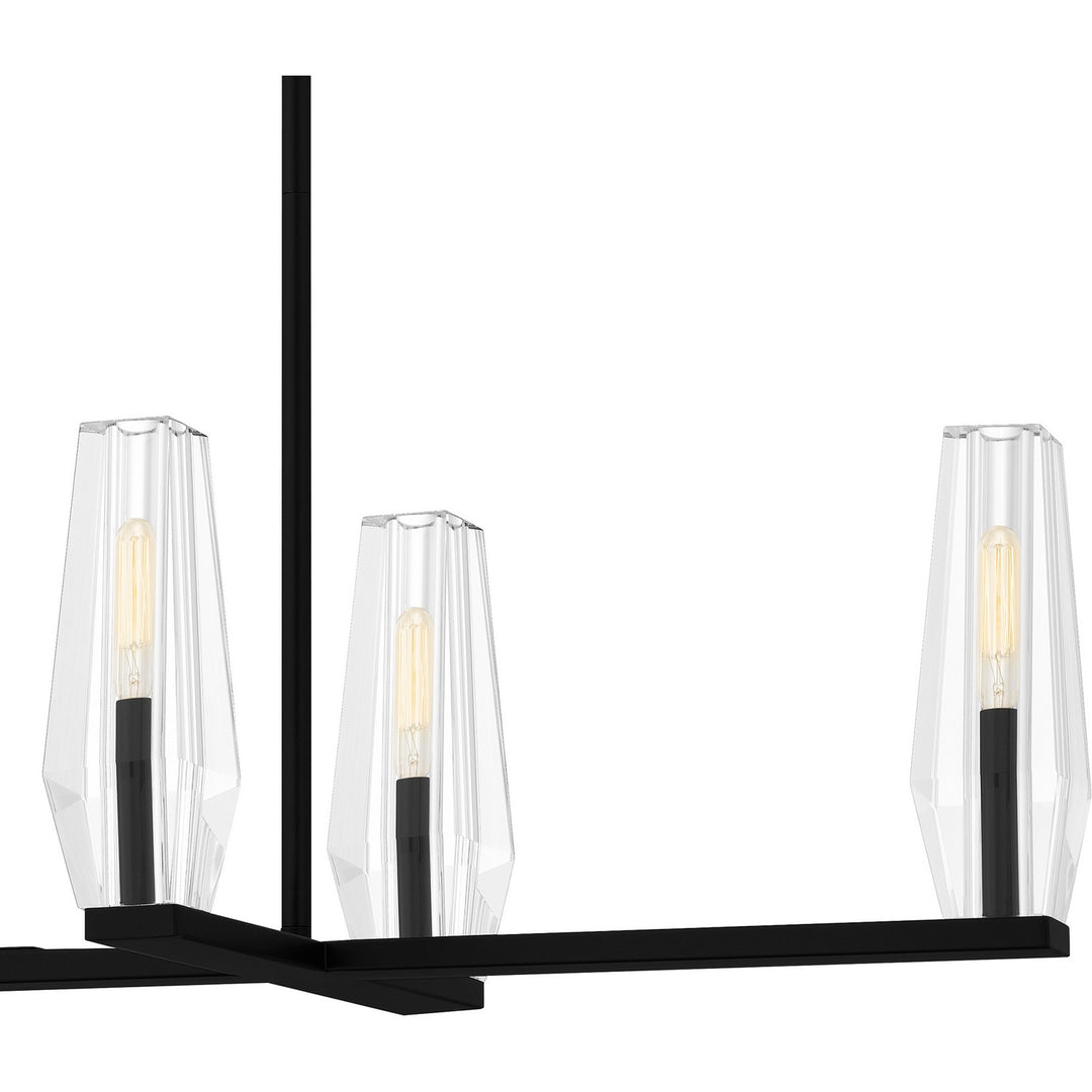 Quoizel Six Light Linear Chandelier