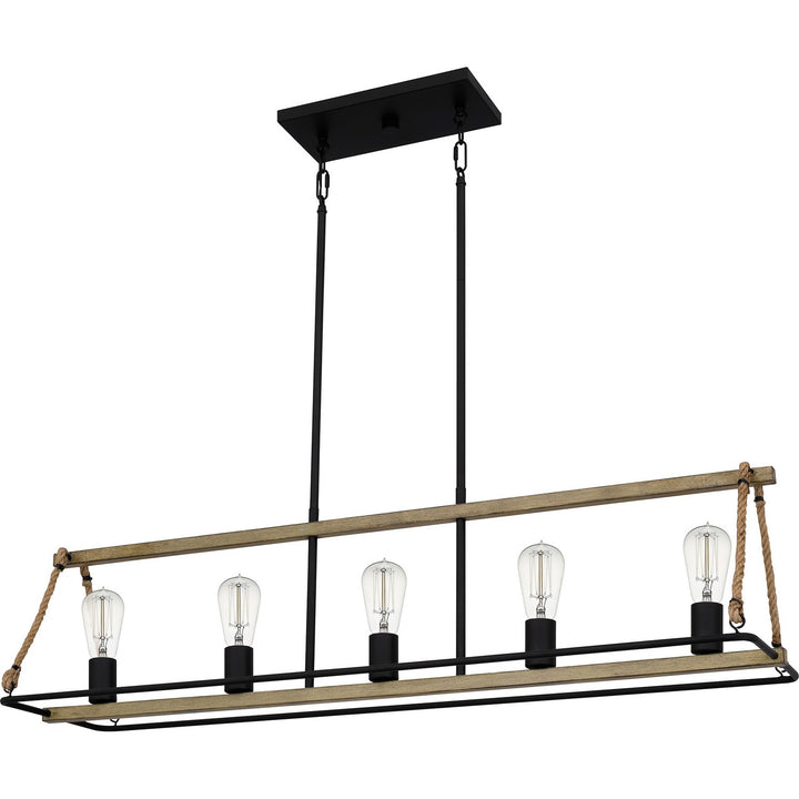 Quoizel Five Light Linear Chandelier