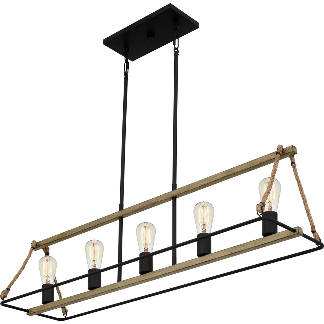 Quoizel Five Light Linear Chandelier