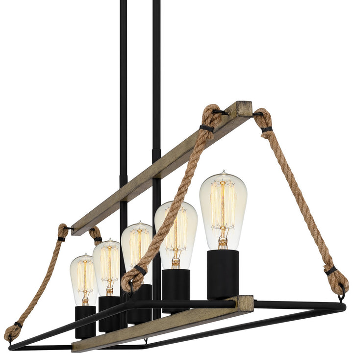 Quoizel Five Light Linear Chandelier