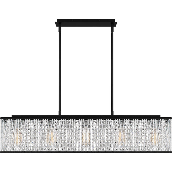 Quoizel Five Light Linear Chandelier