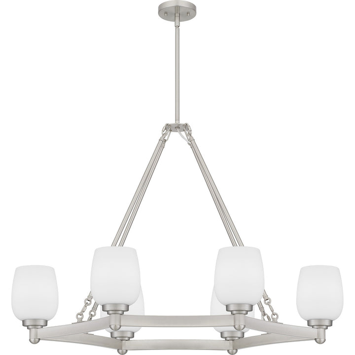 Quoizel Six Light Linear Chandelier