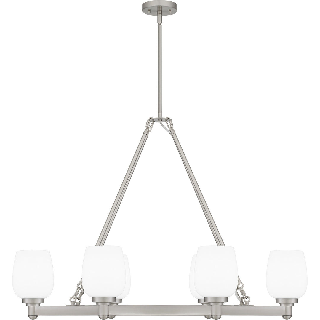 Quoizel Six Light Linear Chandelier