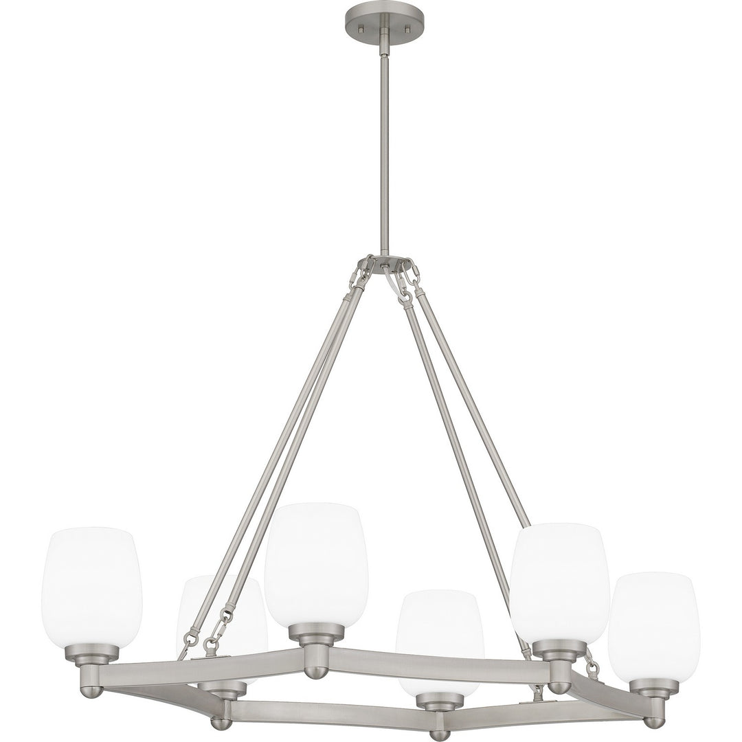 Quoizel Six Light Linear Chandelier