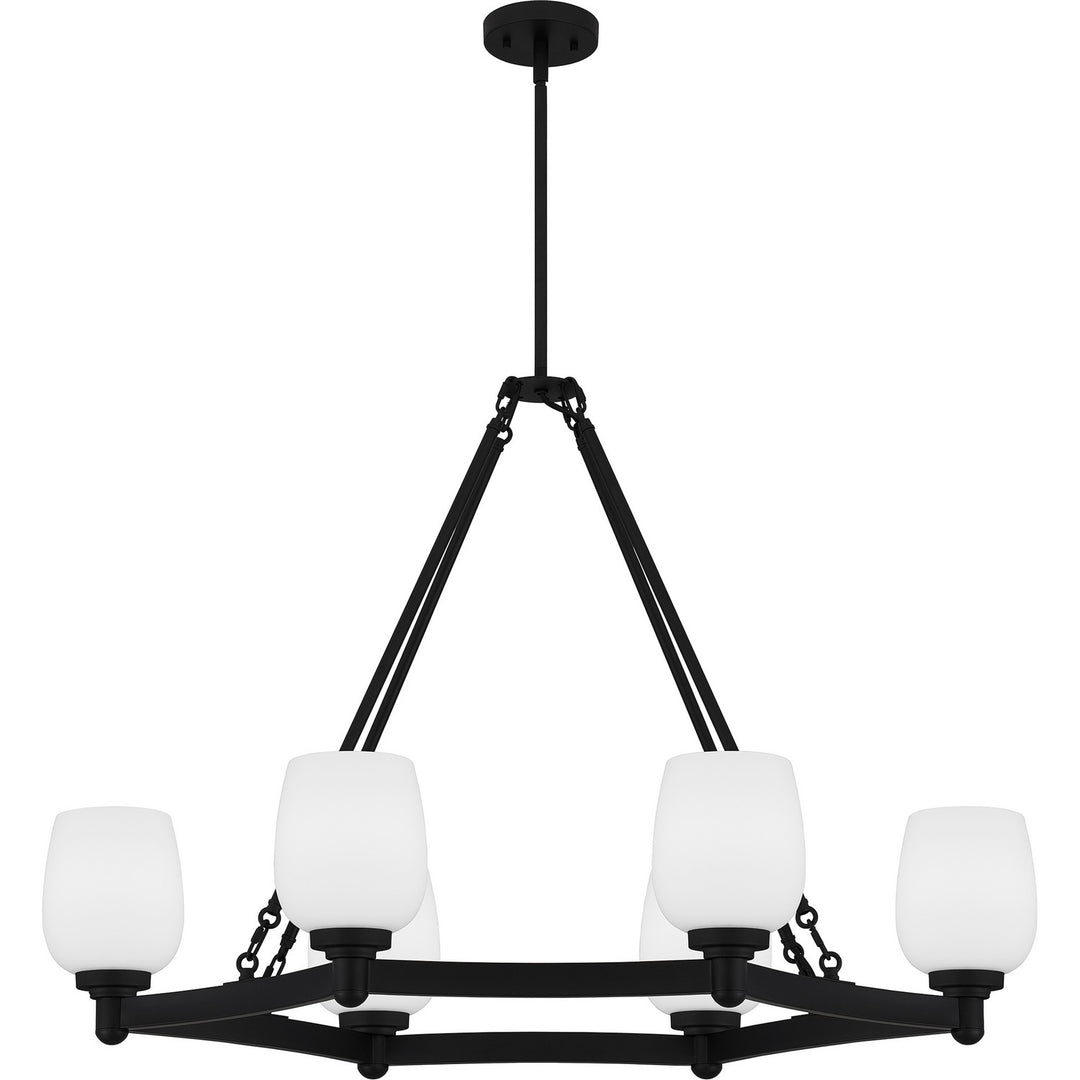 Quoizel Six Light Linear Chandelier