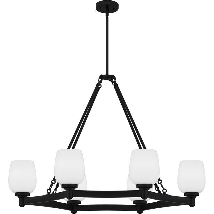 Quoizel Six Light Linear Chandelier