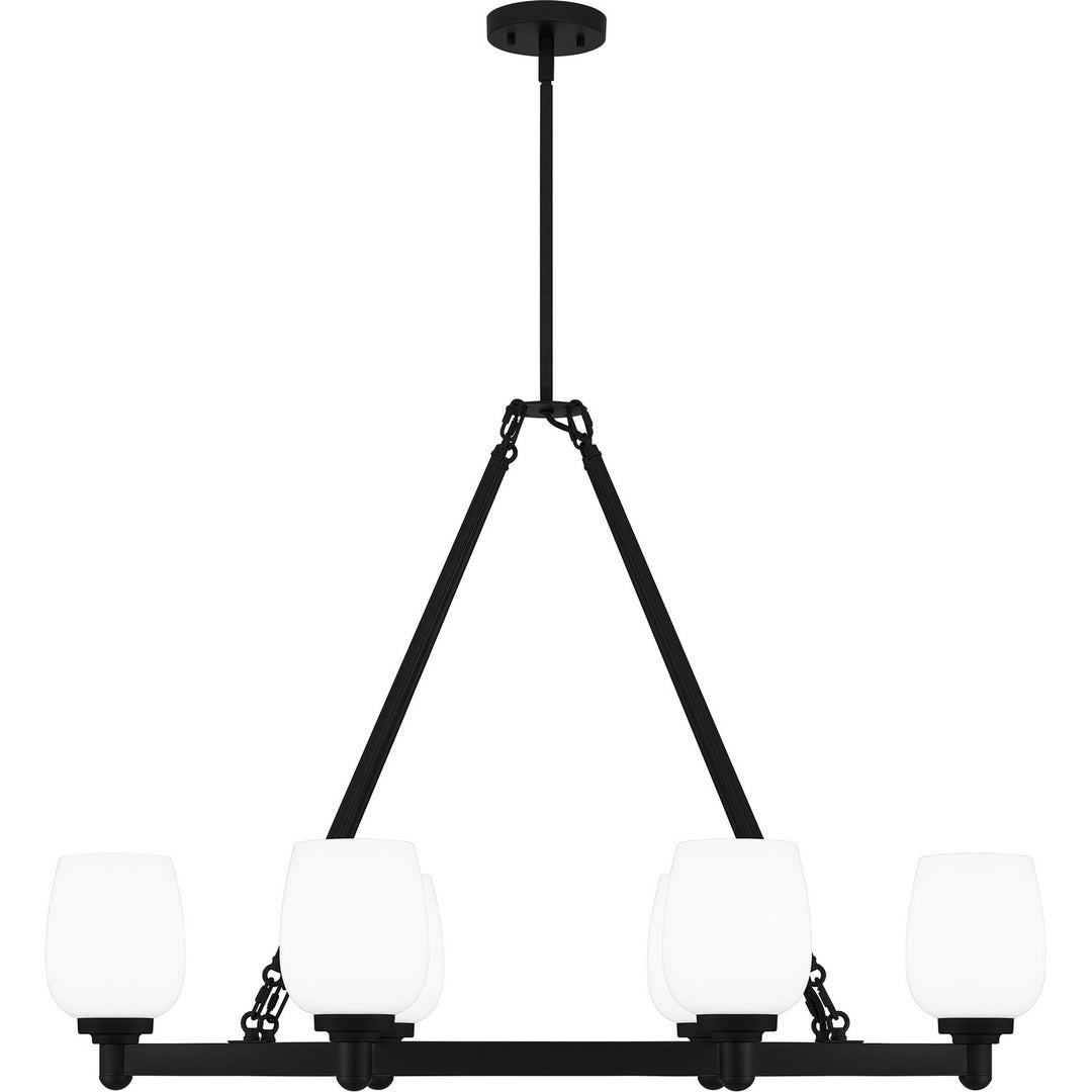 Quoizel Six Light Linear Chandelier