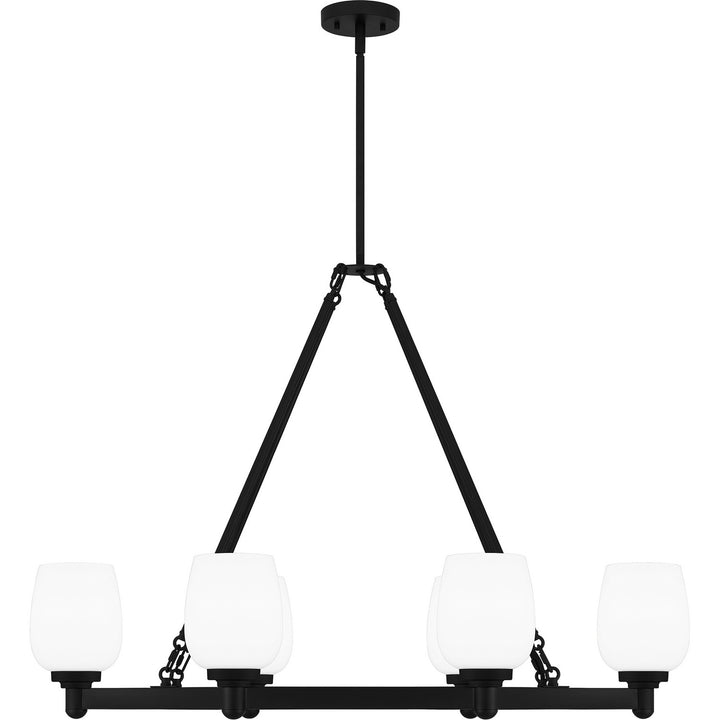 Quoizel Six Light Linear Chandelier