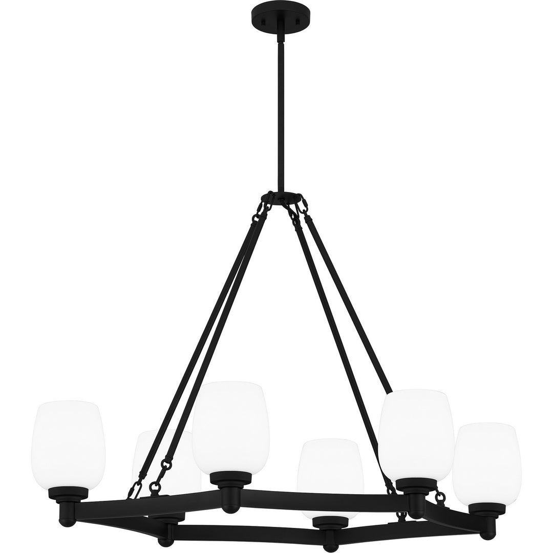 Quoizel Six Light Linear Chandelier