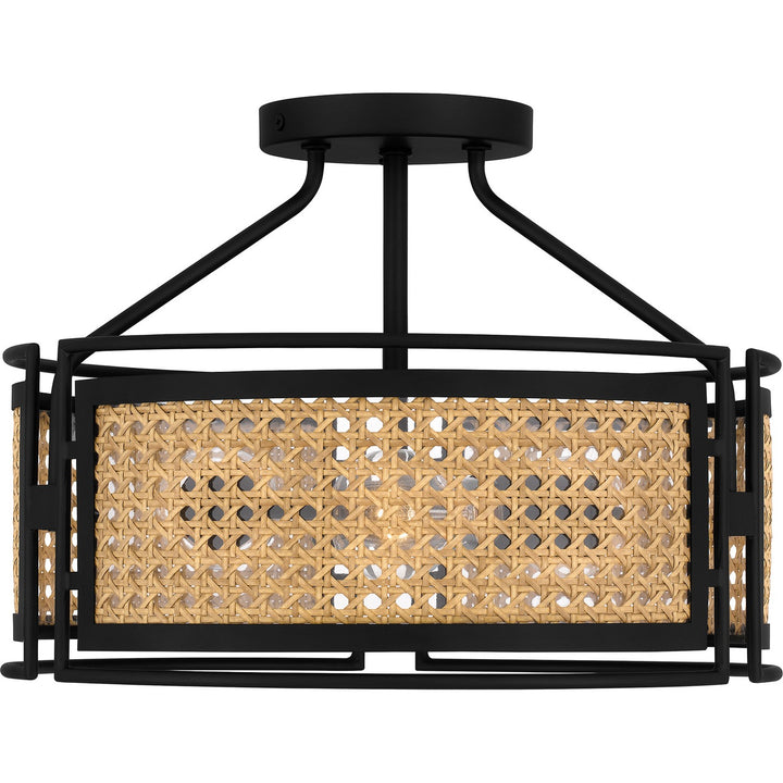 Quoizel Three Light Semi Flush Mount