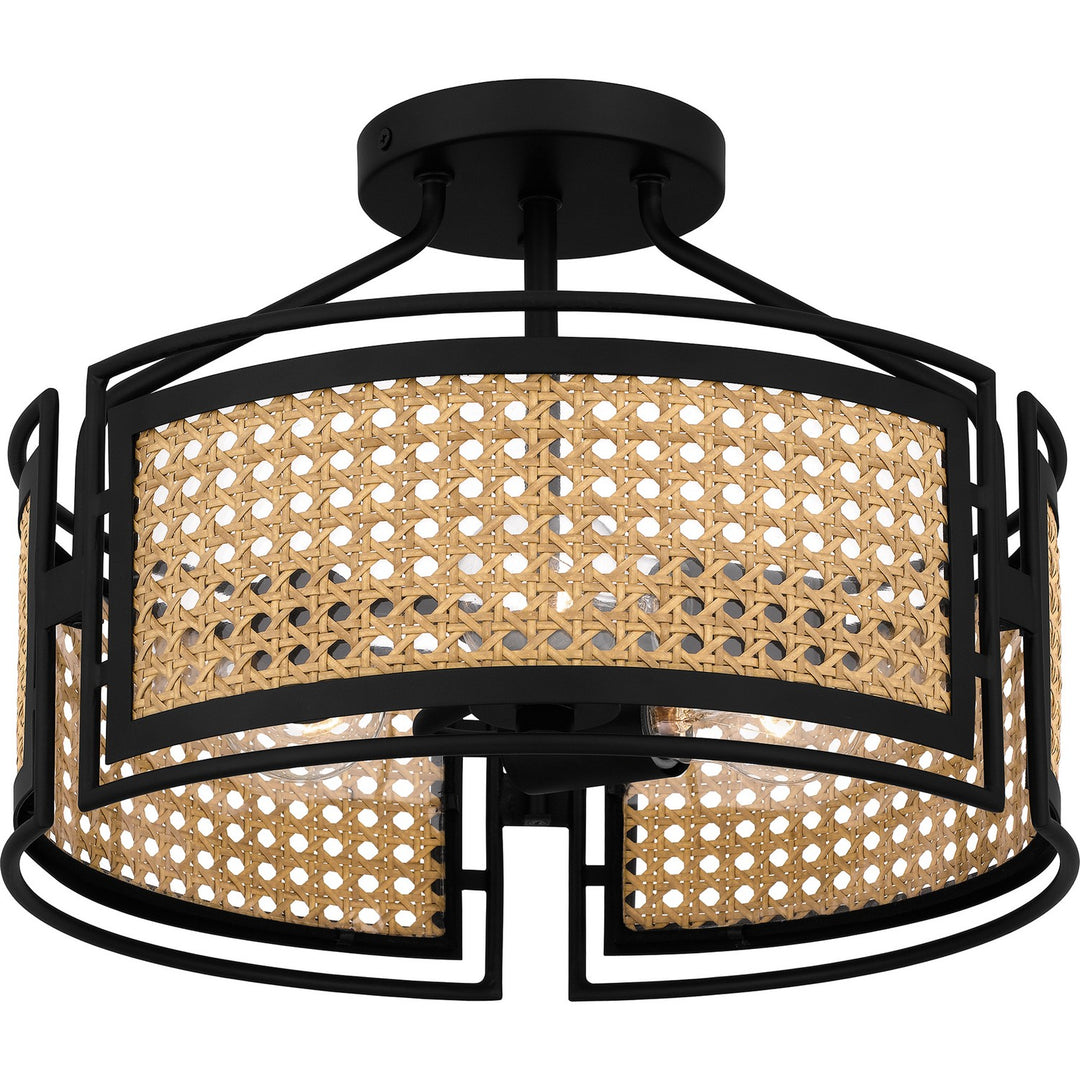 Quoizel Three Light Semi Flush Mount