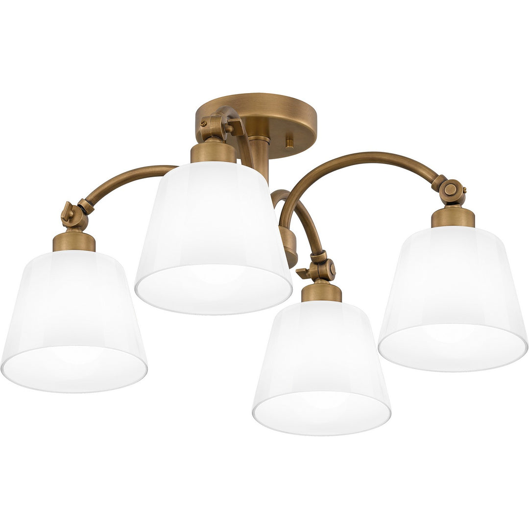 Quoizel Four Light Semi Flush Mount