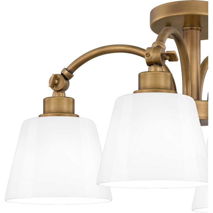 Quoizel Four Light Semi Flush Mount