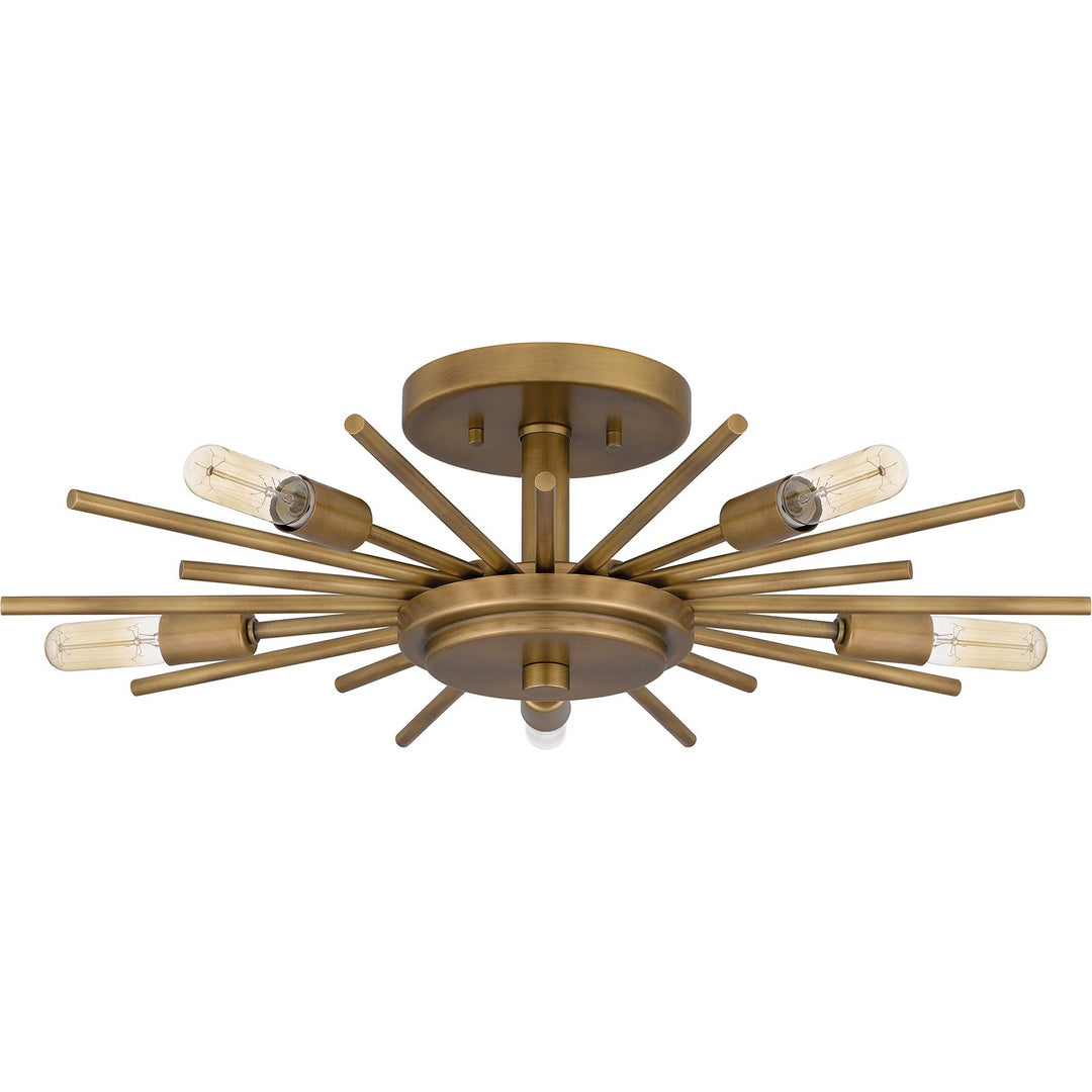 Quoizel Five Light Semi Flush Mount