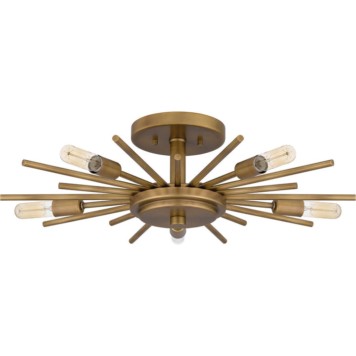 Quoizel Five Light Semi Flush Mount