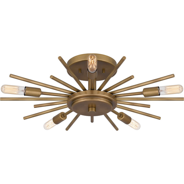 Quoizel Five Light Semi Flush Mount