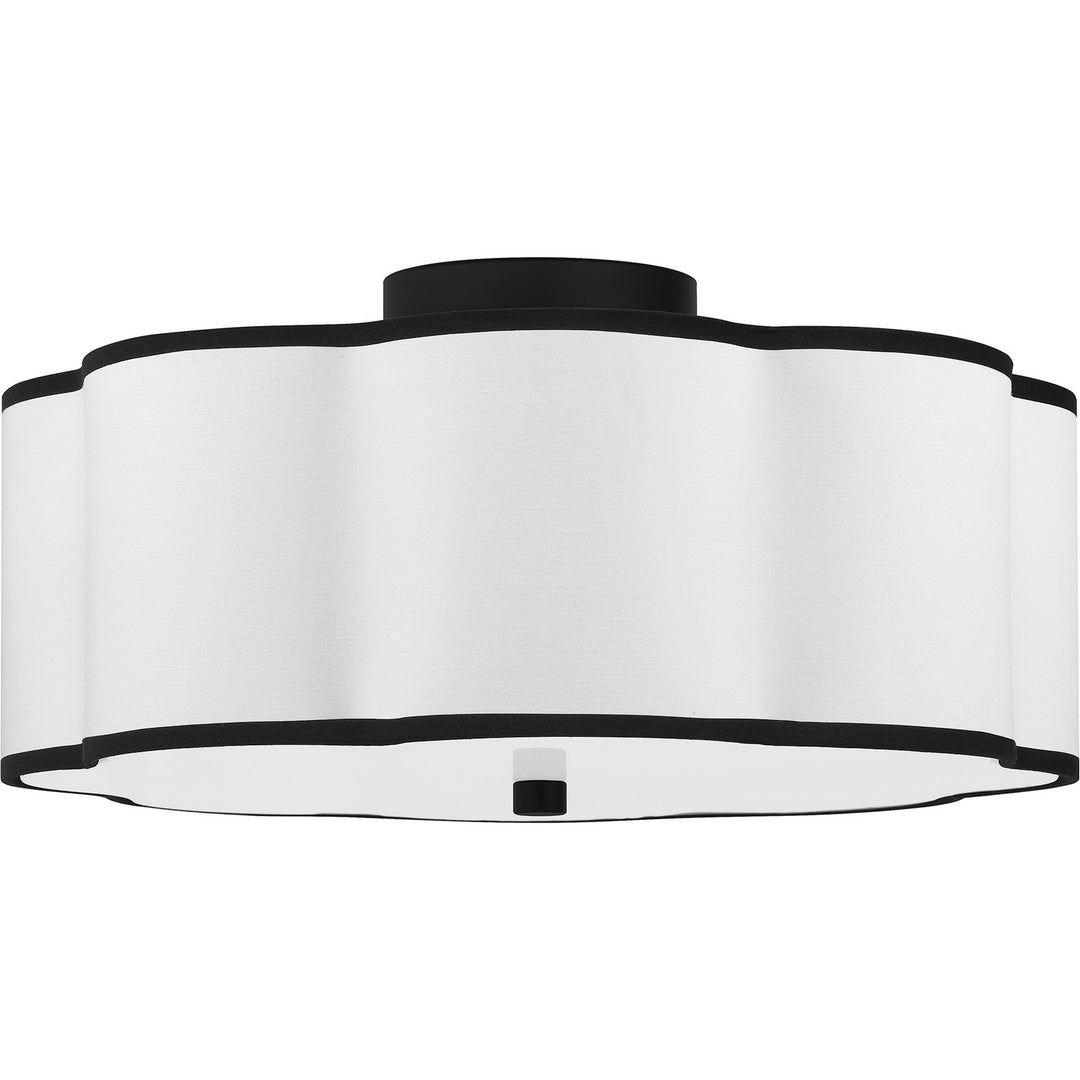 Quoizel Four Light Semi Flush Mount