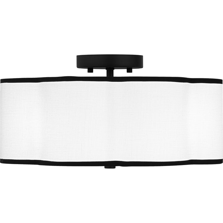 Quoizel Four Light Semi Flush Mount