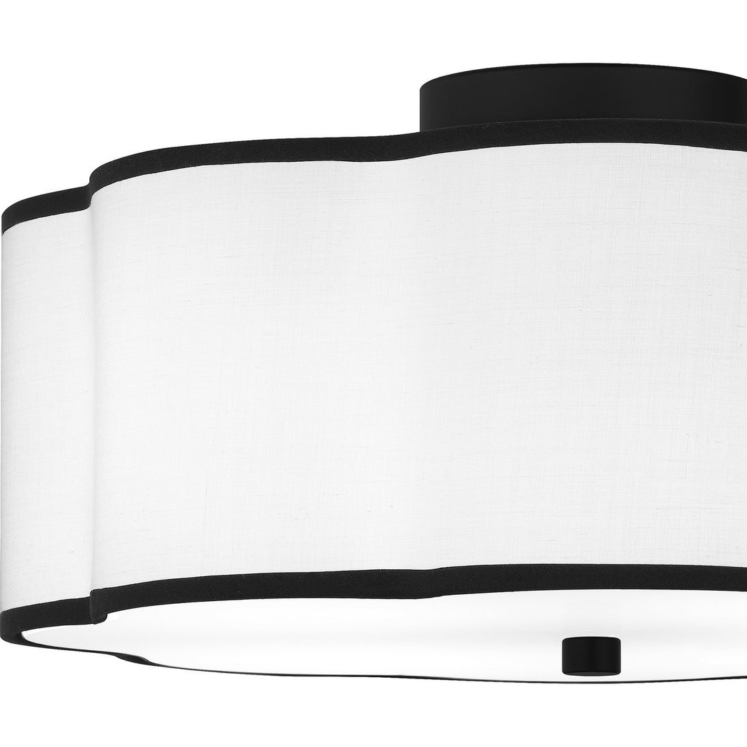 Quoizel Four Light Semi Flush Mount