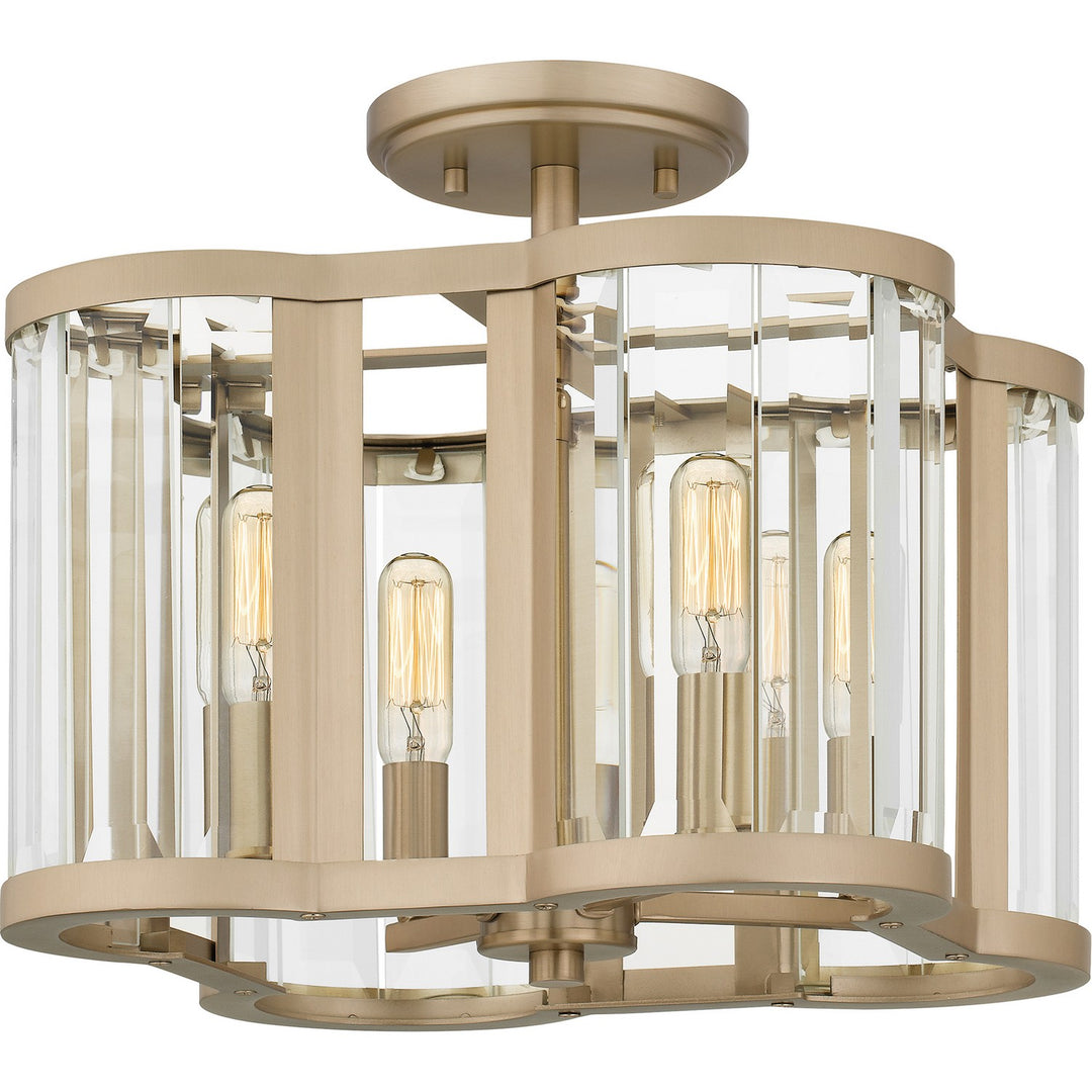 Quoizel Four Light Semi Flush Mount