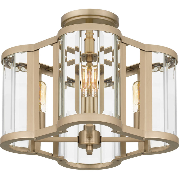 Quoizel Four Light Semi Flush Mount