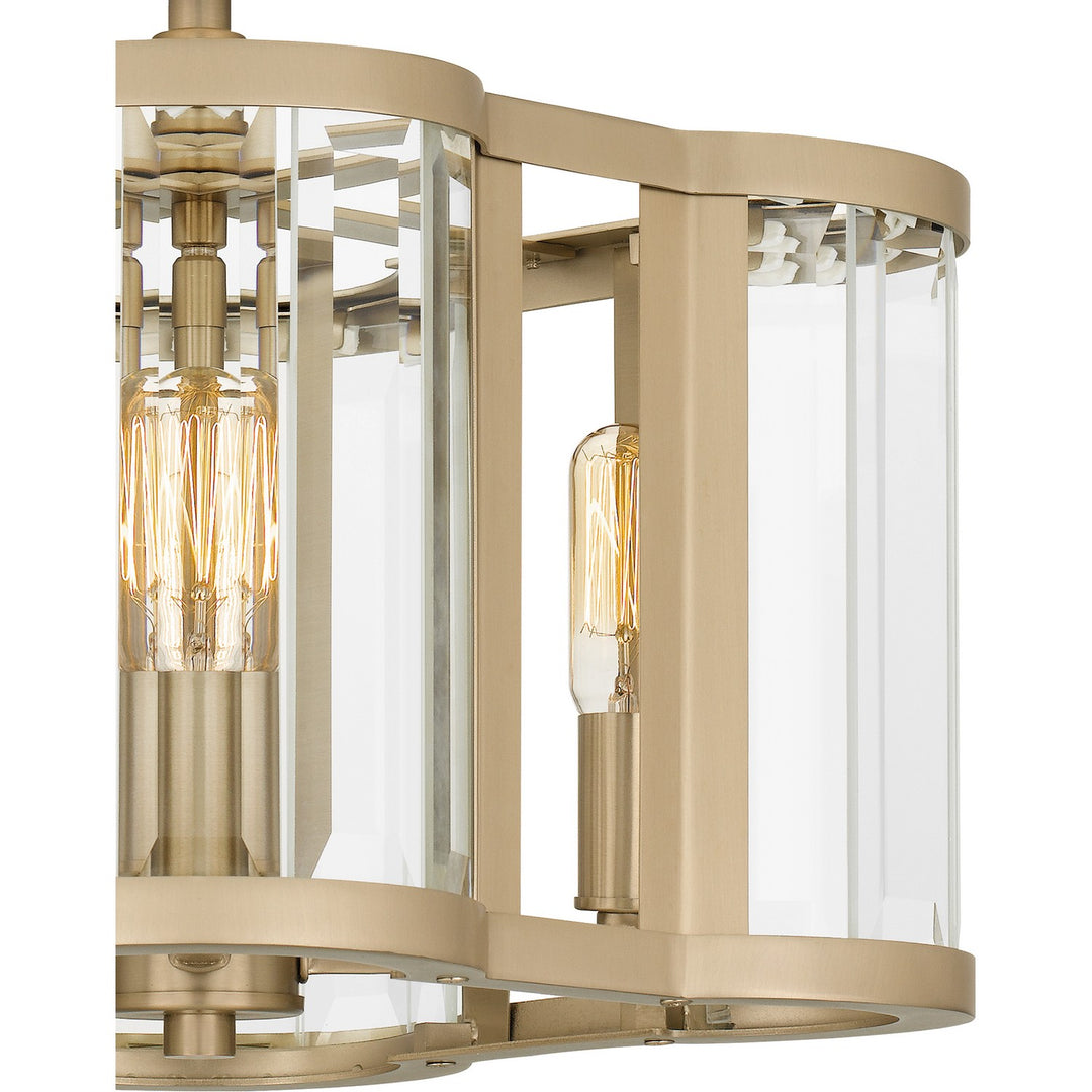 Quoizel Four Light Semi Flush Mount