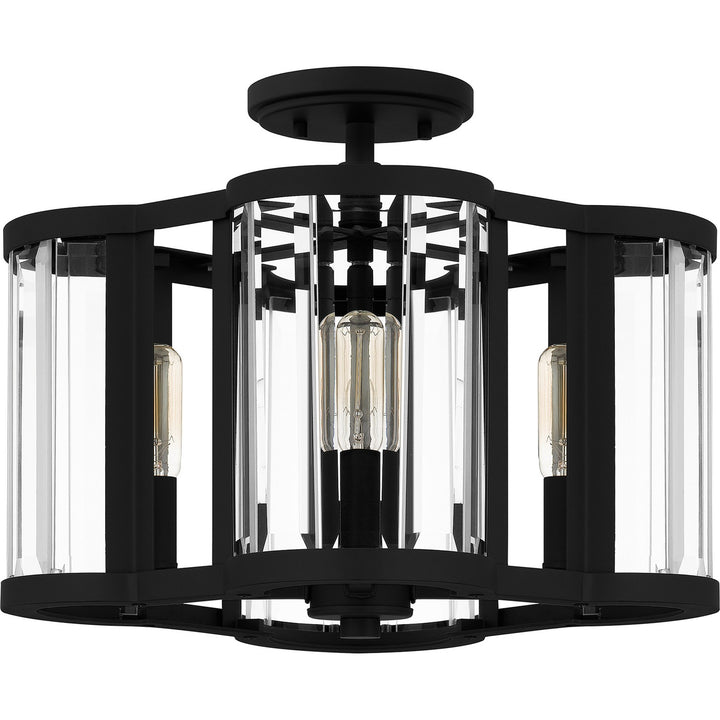 Quoizel Four Light Semi Flush Mount