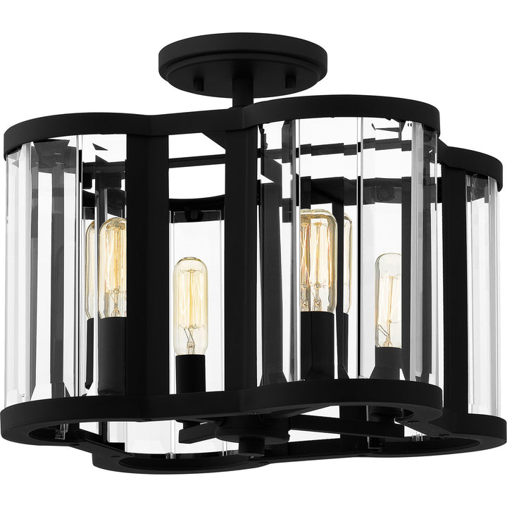 Quoizel Four Light Semi Flush Mount