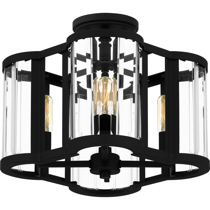 Quoizel Four Light Semi Flush Mount