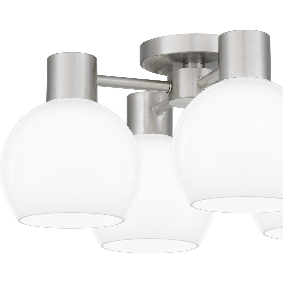 Quoizel Four Light Semi Flush Mount