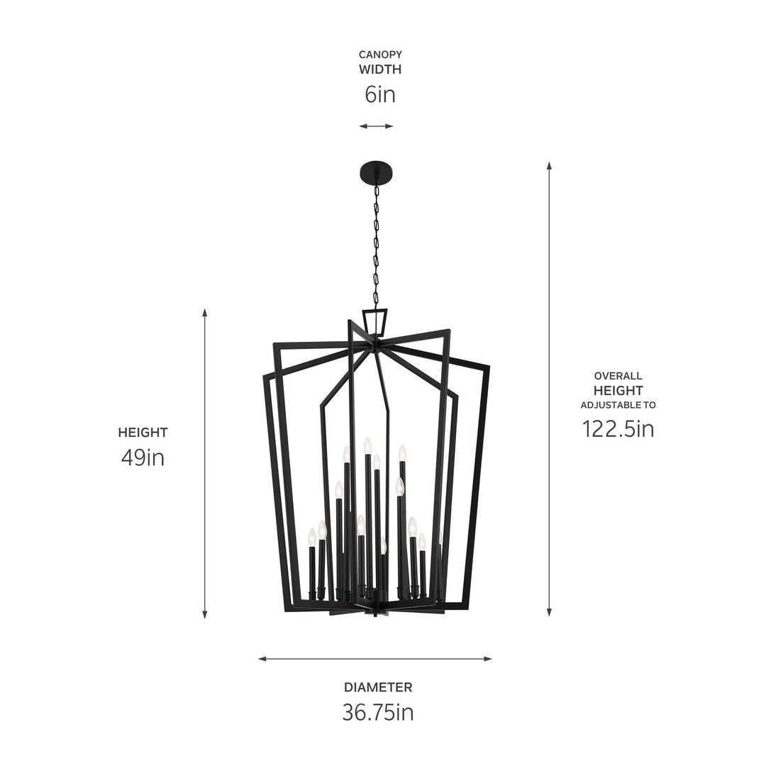 Kichler 16 Light Foyer Pendant