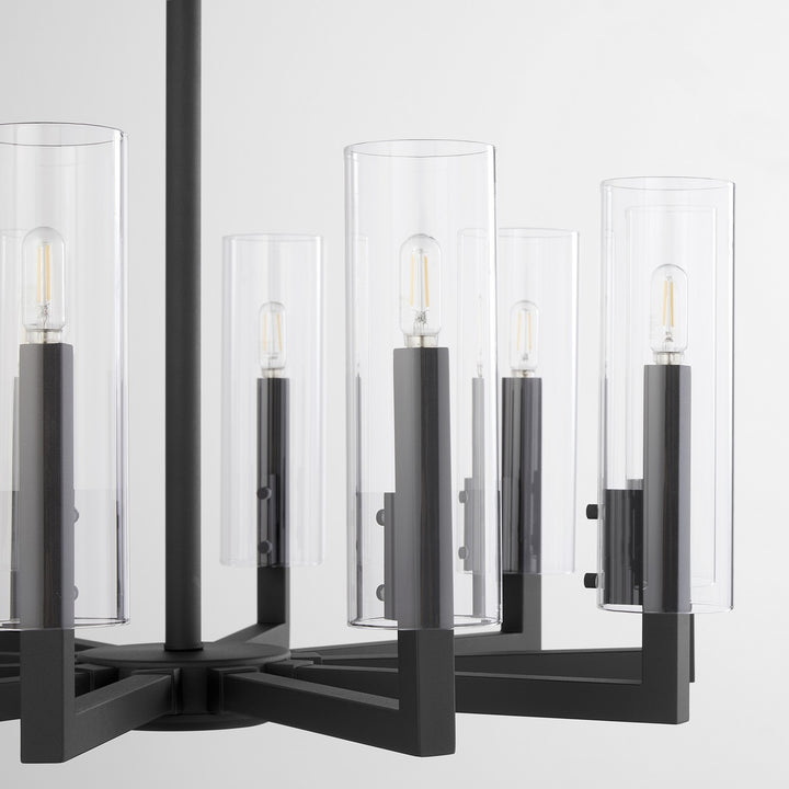 Quorum Ten Light Chandelier