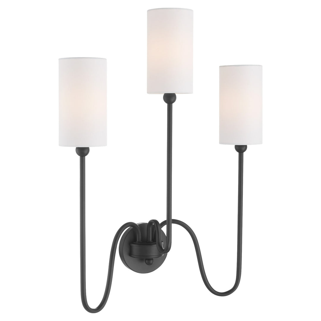 Quorum Three Light Wall Mount