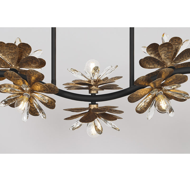 Savoy House Giselle Ten Light Linear Chandelier