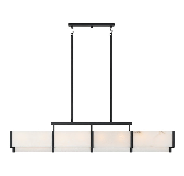 Savoy House Orleans Eight Light Linear Chandelier