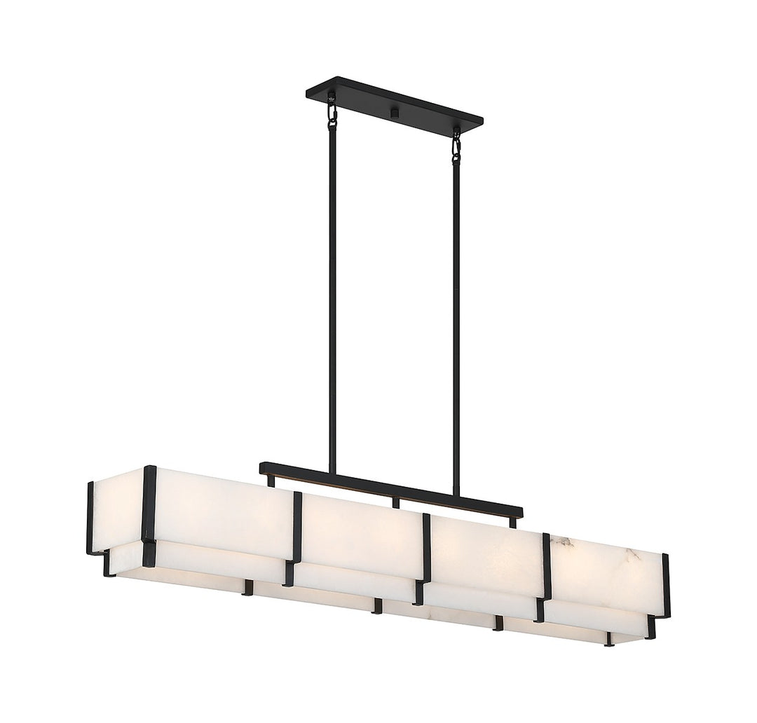 Savoy House Orleans Eight Light Linear Chandelier