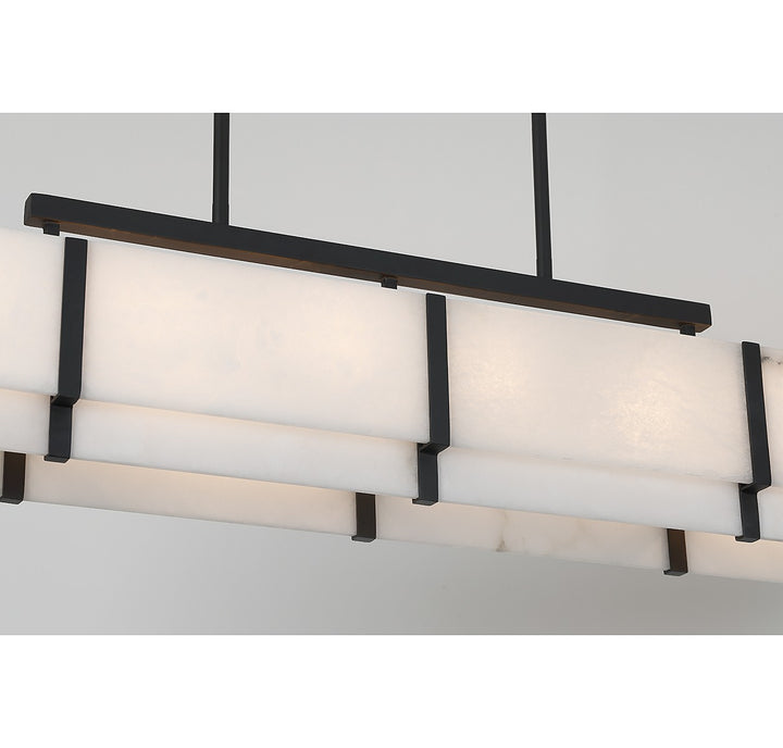 Savoy House Orleans Eight Light Linear Chandelier