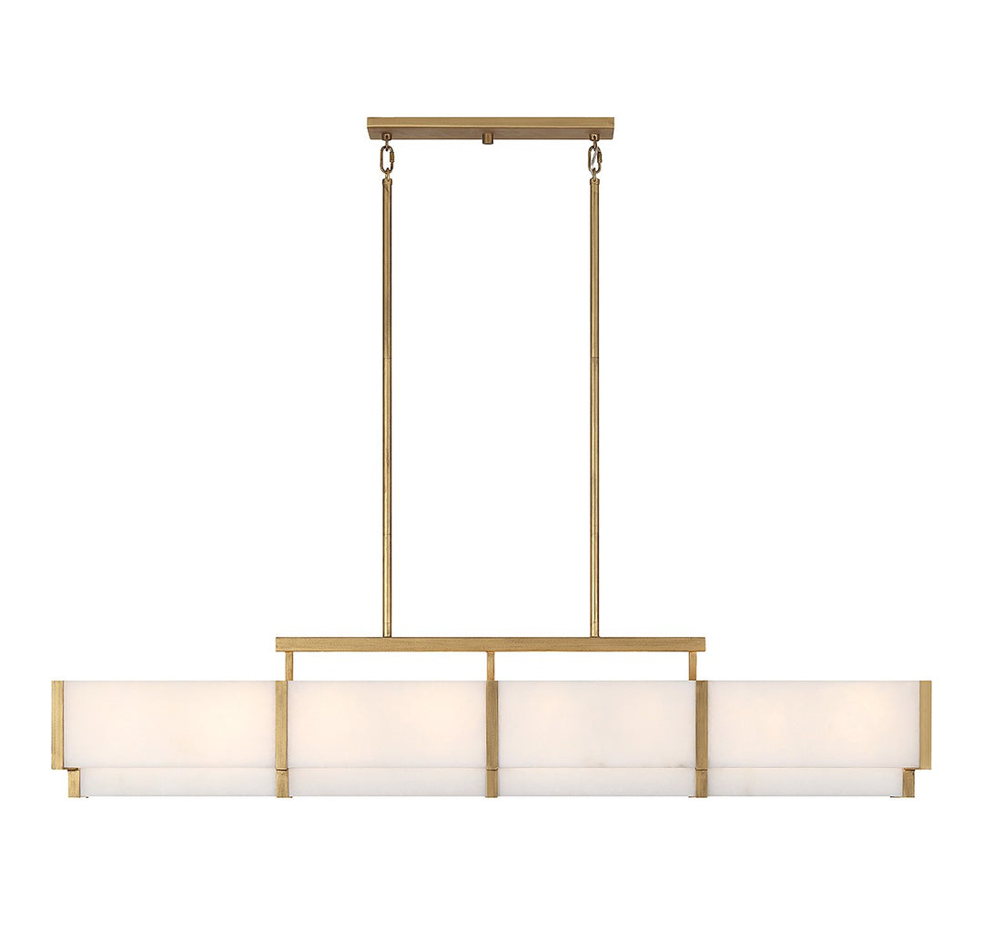 Savoy House Orleans Eight Light Linear Chandelier