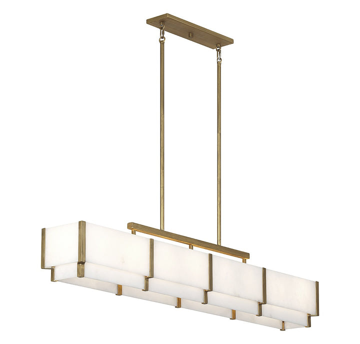 Savoy House Orleans Eight Light Linear Chandelier