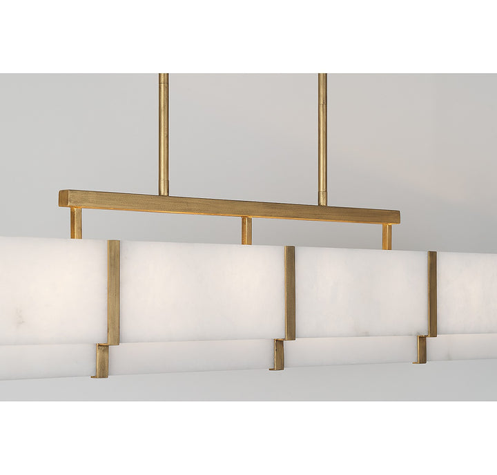 Savoy House Orleans Eight Light Linear Chandelier