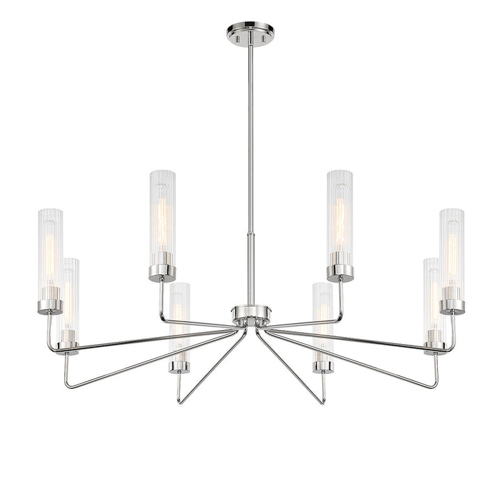 Savoy House Baker Eight Light Chandelier