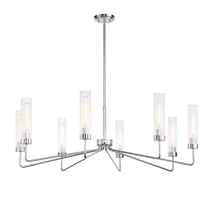 Savoy House Baker Eight Light Chandelier