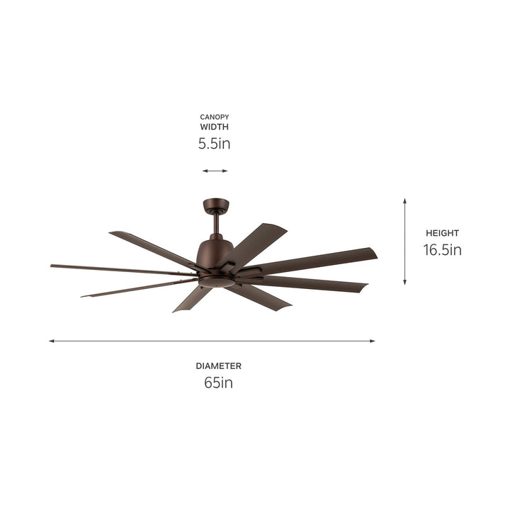 Kichler 65"Ceiling Fan