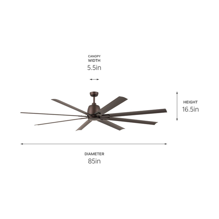 Kichler 84"Ceiling Fan