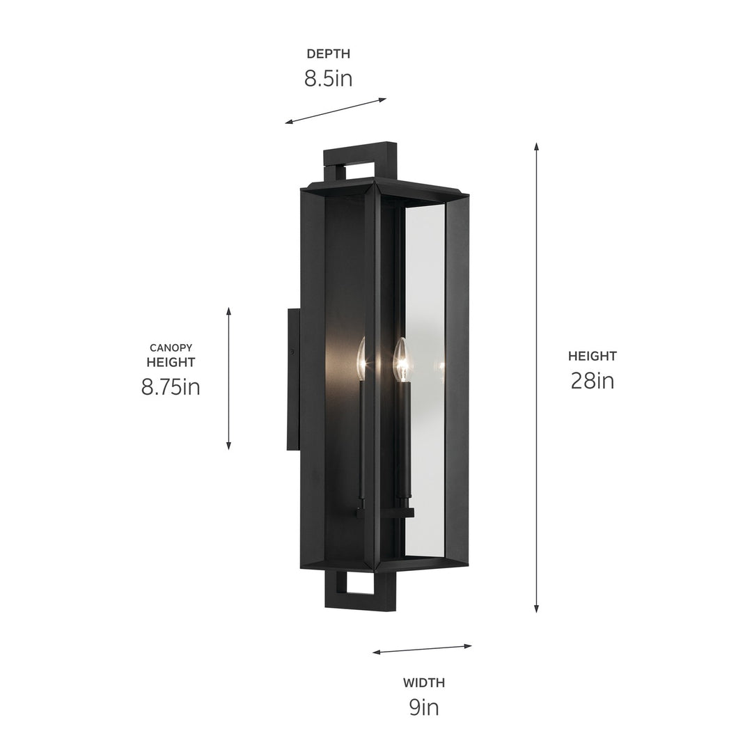 Kichler Two Light Outdoor Wall Mount