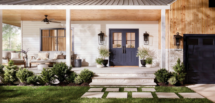 Kichler Three Light Outdoor Wall Mount