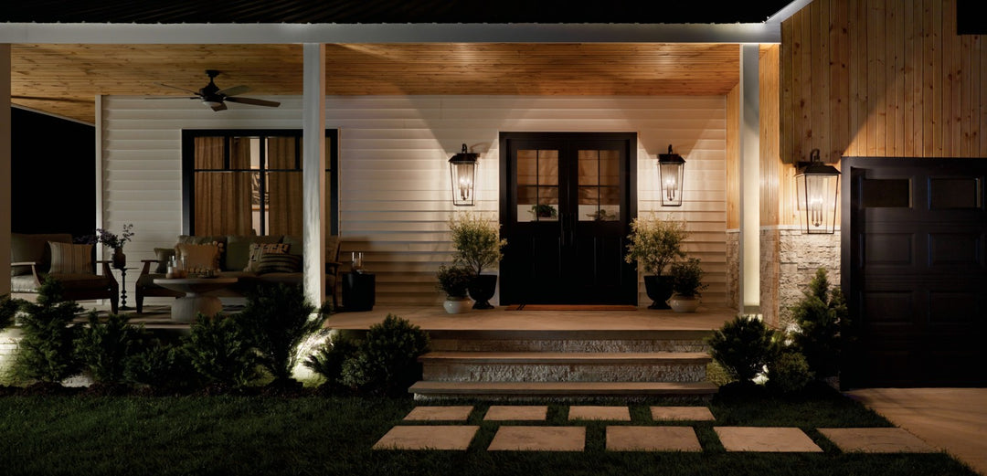 Kichler Three Light Outdoor Wall Mount