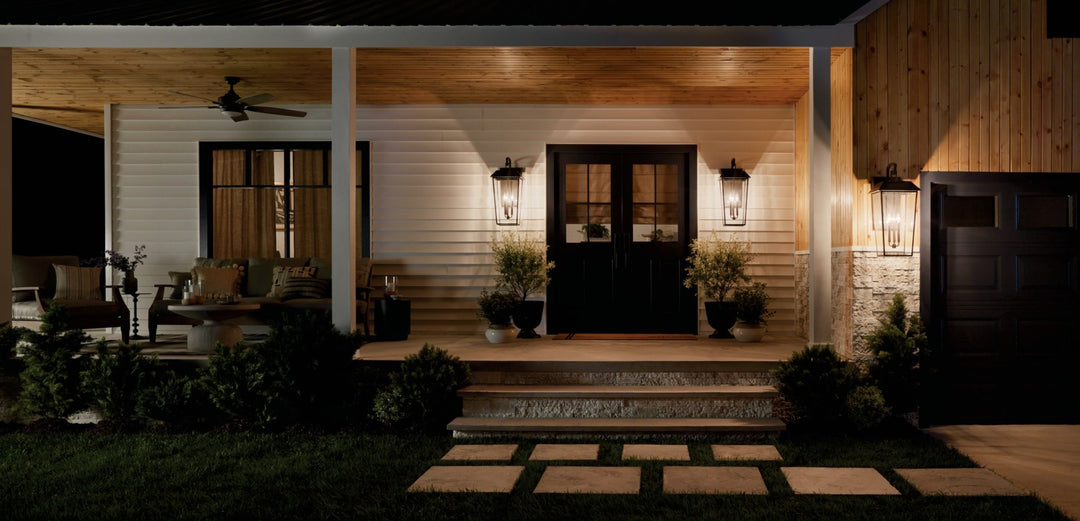Kichler Three Light Outdoor Wall Mount