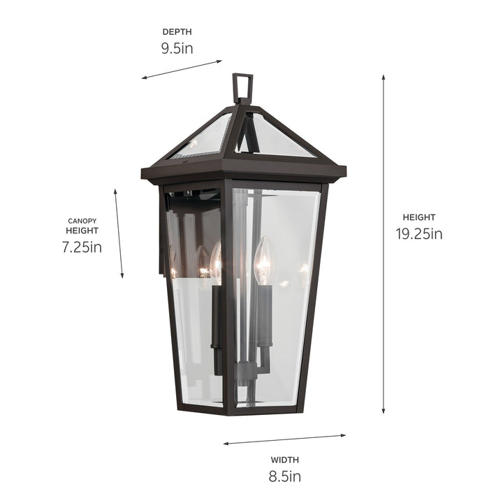 Kichler Two Light Outdoor Wall Mount